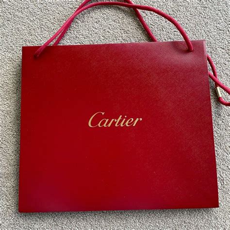 cartier paper bag